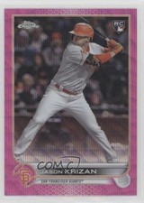 2022 Topps Chrome Update Pink Wave Refractor Jason Krizan #USC9 0l7e