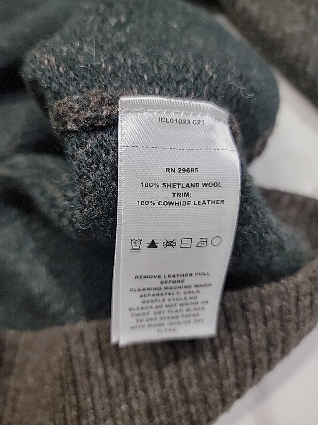 Vintage Pendleton Washable Wool 100% Shetland Woo… - image 8