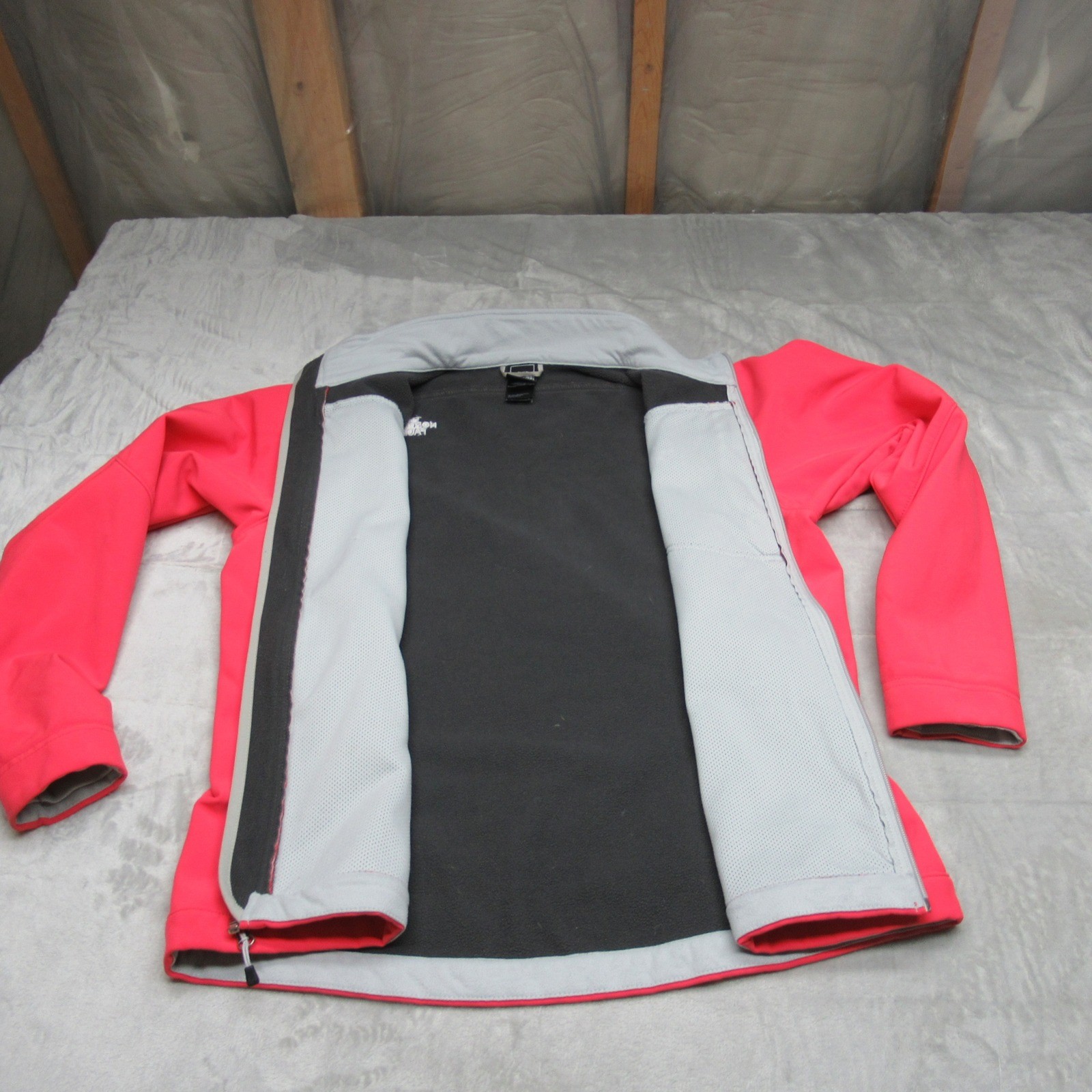 North Face Jacket Womens XL Pink Apex Bionic Softshell Fleece Full Zip Rain Wind thumbnail 3