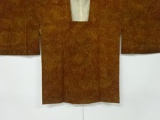 7211725: JAPANESE KIMONO / VINTAGE MICHIYUKI COAT / SILK / STRIPE