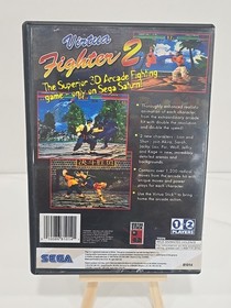 Virtua Fighter 2 (Sega Saturn, 1996) Not For Resale Disc + Aftermarket Case