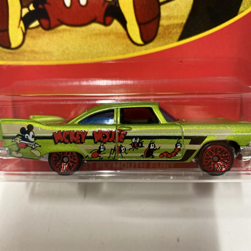 Hotwheels '57 Plymouth Fury Disney Mickey's Garden - Image 2 of 4