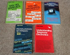 Radio Shack Books qty of 5 - TRS80 software/Hardware
