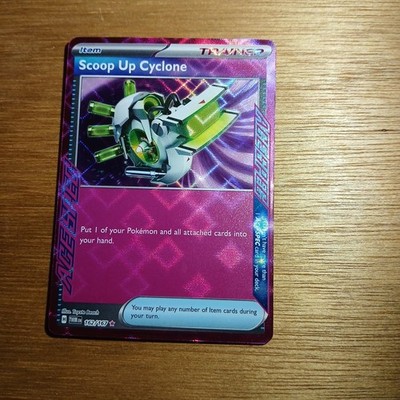 Pokemon TCG, Scoop Up Cyclone 162/167 - Twilight Masquerade - Ace Spec Trainer