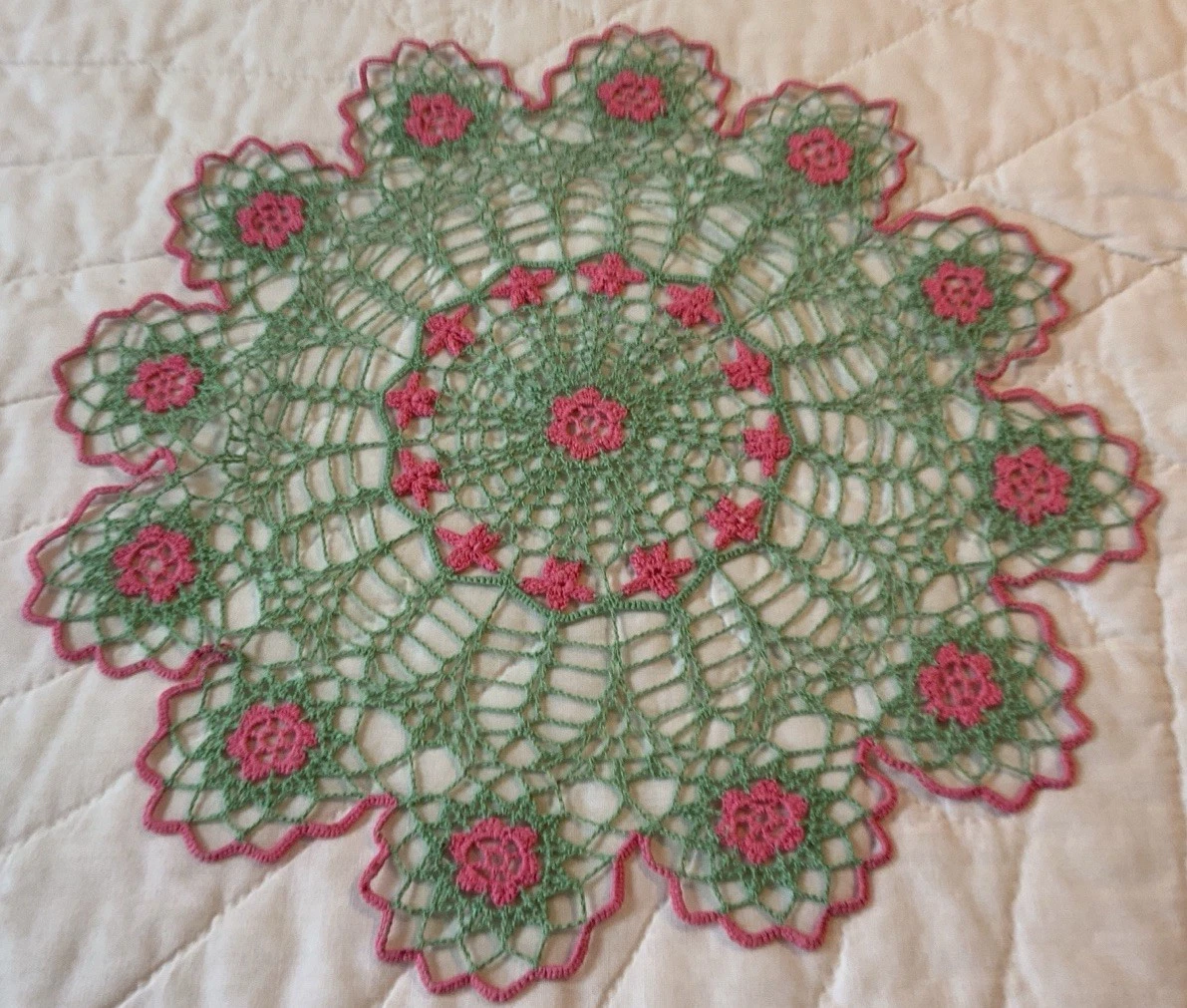 Vintage Crochet Flower Doilies for sale | eBay