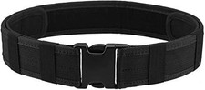 Police Security Tactical Combat Gear Utility Nylon Belt Black