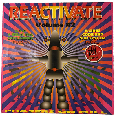 Various Reactivate Volume 2 Phasers On Full REACT LP2 1991 UK Techno LP Vinyl