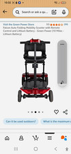 Green Power Falcon 4-Wheel Auto Folding Mobility Scooter Remote Removable Batt