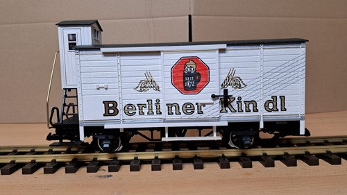 lgb güterwagen spur g Artikel Nr. 44260 "Berliner Kindl"  bespielt | Zustand: Gebraucht