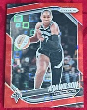 A’ja Wilson 2025 Panini WNBA Prizm Red Pandora Prizm #76 🏀 158/199 🏀