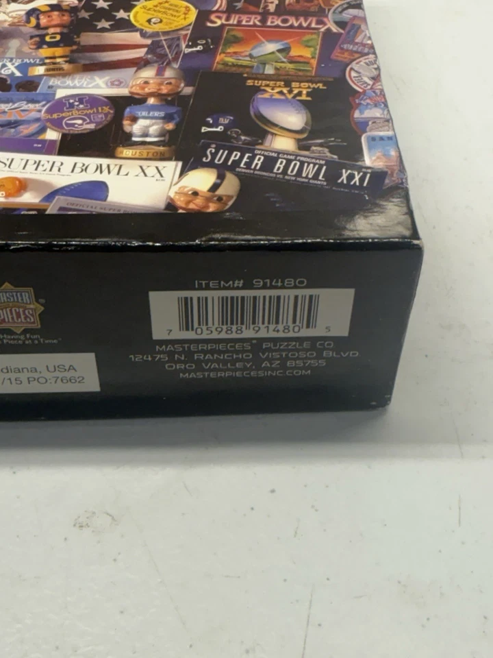 NFL Puzzle FOOTBALL FANTASY Super Bowl Collections Bobbleheads 1000 pcs Jigsaw - Image 3 of 4