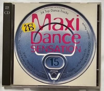 Maxi Dance Sensation 15 - 2 CDs 34-Top-Dance-Tracks 1994 Musik 743212315424