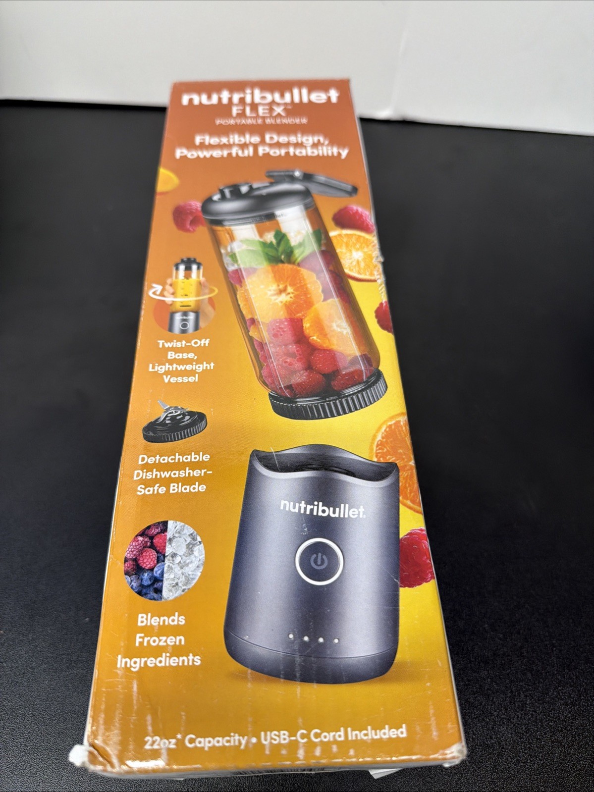 Nutribullet Flex Portable Blender NBPB50200, Gunmetal Gray,