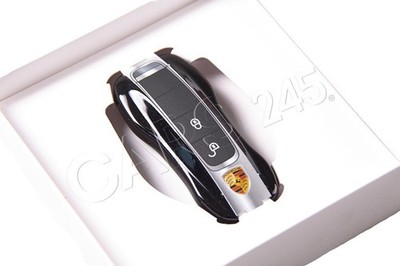 Original PORSCHE Cayenne Schlüsselcover tiefschwarz-metallic 971044801C9X