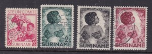 SURINAME ^^^1931-36  x4  used SEMIS POSTALS    @x  xxdco 36 01sur i.