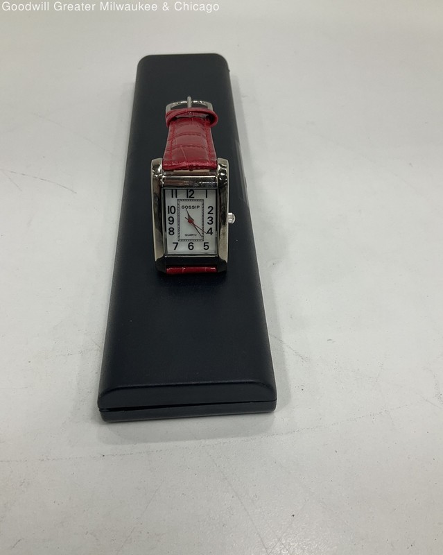 IOB Gossip Women Red Leather Watch