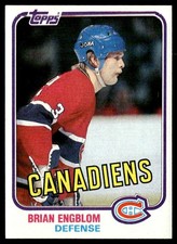 1981-82 Topps Brian Engblom Montreal Canadiens #10