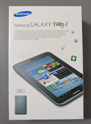 Samsung Galaxy GT-P3100 Tab 2 - 7.0 8GB Titanium Silver Unbenutzt! mit OVP