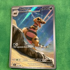 Pokemon Black Bolt Krokorok IR Illustration Rare Card #136 on eBay