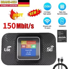 5G LTE Tragbare Mobiler Wireless WLAN Router Hotspot WiFi Modem SIM Karte Neu