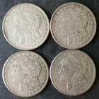 Two 1921 (P) and Two 1921 S $1 Morgan Silver Dollars
