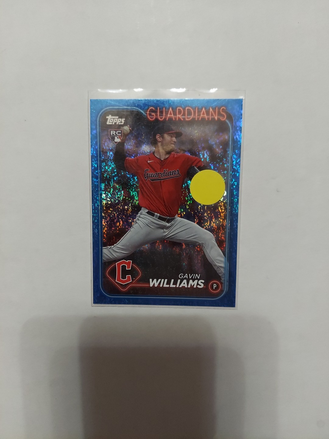 Gavin Williams RC /999 Blue Holofoil Board 2024 Topps Series 1 Guardians #242
