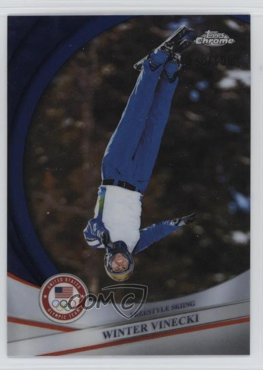 2026 Topps Chrome US Olympic & Paralympic Team Hopefuls /150 Winter Vinecki 1u6
