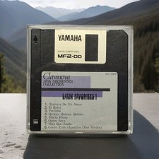 Yamaha Clavinova Disk Orchester Keyboard Musik Floppy Disk - Latin Favourites 1