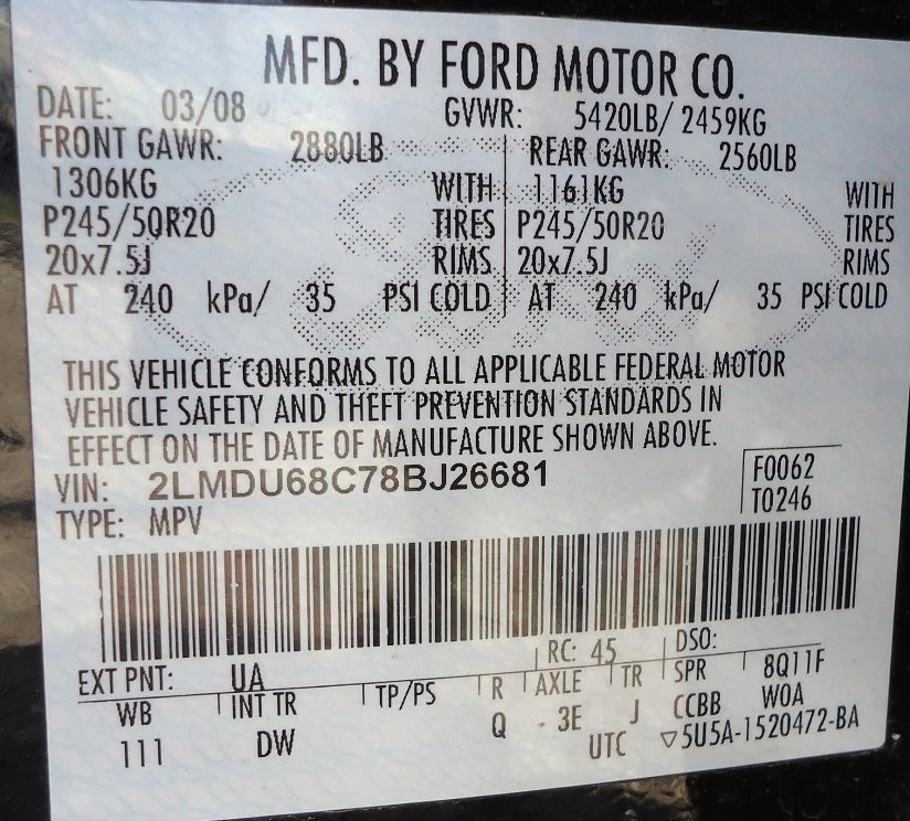 Power Steering Pump Assembly 2008 Lincoln MKX Ford Edge used - Image 4 of 4