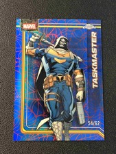 2026 Topps Chrome Marvel #173 Taskmaster Spider-Web Red/Blue Refractor /62