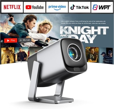 XuanPad Mini Smart Projektor 4K Unterstützung, WiFi & Bluetooth, Auto Keystone Correct