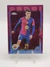 2024-25 Topps Chrome UEFA Club Competitions Pedri Magenta Shimmer FC Barcelona