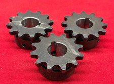 MARTIN SPROCKET P/N: 35B12 12 TEETH BORE: 1/2" PITCH: 3/8" LOT OF 3 