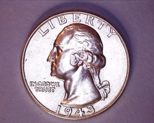 1943 WASHINGTON QUARTER  CH/BU **330-6