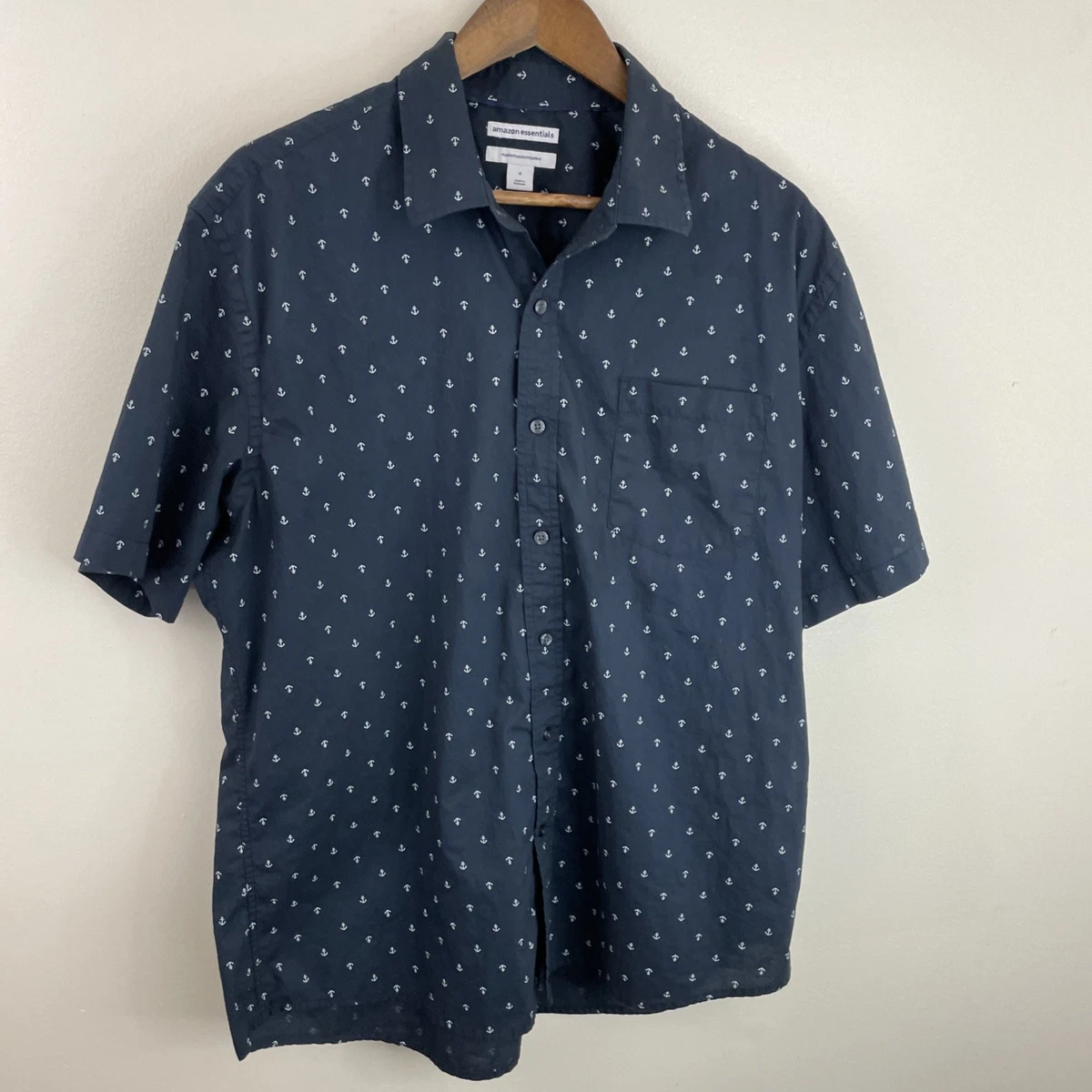mens short sleeve dress shirts amazon Men's Short Sleeve Chambray Shirts