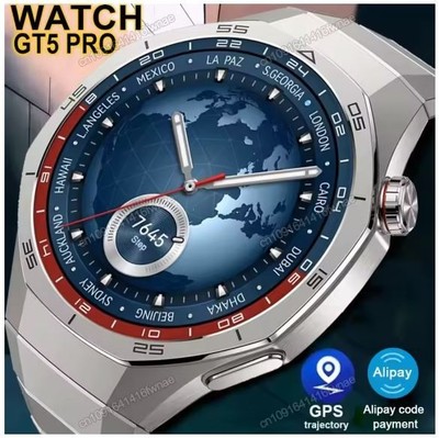 GT5 PRO Smart Watch Huawei Samsung Xiaomi IPhone AMOLED HD-Bildschirm GPS Gift
