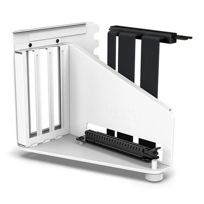 NZXT Vertical GPU Mounting Kit GPU Halter & PCIe 4.0 Riser Kabel Schwarz - Weiß