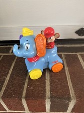 Fisher Price 2012 Dumbo Timothy Mouse Rollin Tunes Baby Toy Disney
