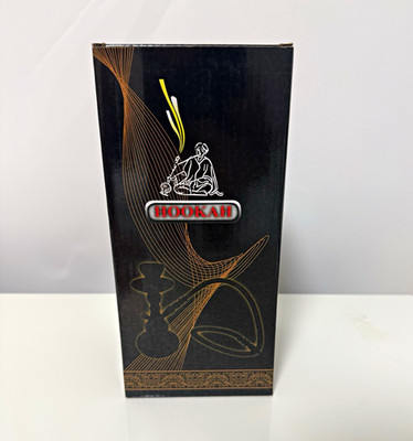 Hookah Set in Box, Yellow Color Hookah Set
