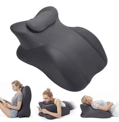 27° Paar Keil Kissen Memory Foam ergonomisch Körper Rücken Bein Stützkissen UK