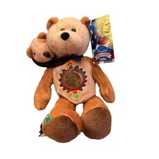 Limited Treasures Coin Bear 2001 Golden Dollar Coin 2000 D - Sacagawea and Pomp
