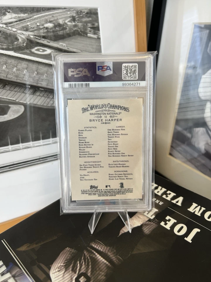 2012 Topps Allen & Ginter's - Bryce Harper #12 (RC) PSA 10  - Image 2 of 2