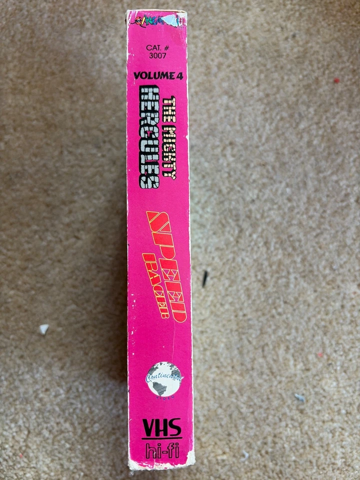Mighty Hercules V.4 Speed Racer V.4  continental video VHS 1985 - Image 3 of 4