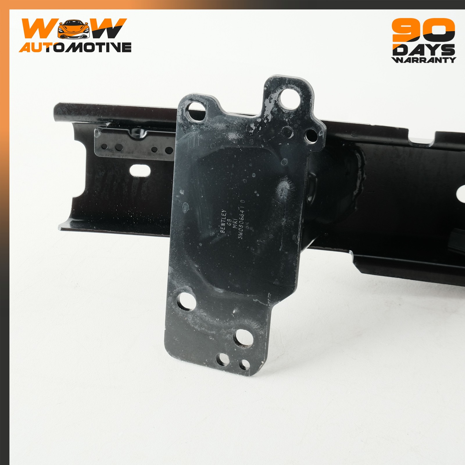 06-13 BENTLEY CONTINENTAL FLYING SPUR FRONT BUMPER REINFORCEMENT BEAM BLACK OEM