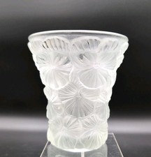Art Deco Joseph Inwald Veilchenvase Barolac Ätzglas Stiefmütterchen Glas Vase