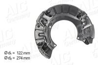 AIC Spritzblech Bremsscheibe 57129 FüR Mini R50 R53 R52 Cooper Works One