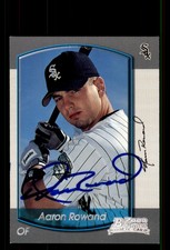 Signed Baseball Card Auto Aaron Rowand 2000 Bowman #379 Chicago White Sox