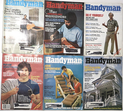 Vintage Full 1981 Handyman Magazine lot of 10