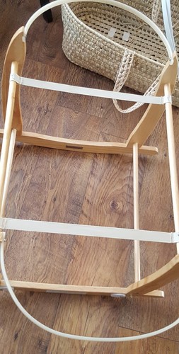 2 x Moses baskets with 2 x Stands -(Folding and Rocker Stands) Ideal for Twins - Picture 5 of 12