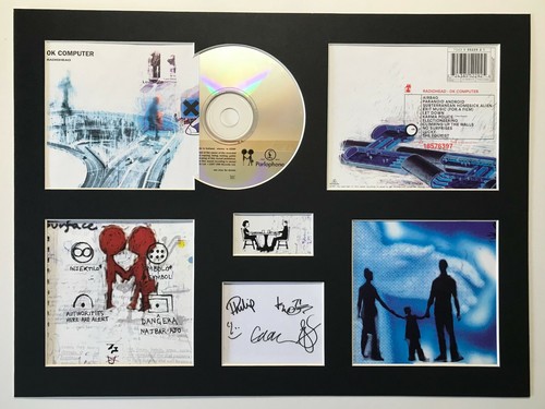 RADIOHEAD - signiert handsigniert - OK COMPUTER - Albumdisplay Deluxe